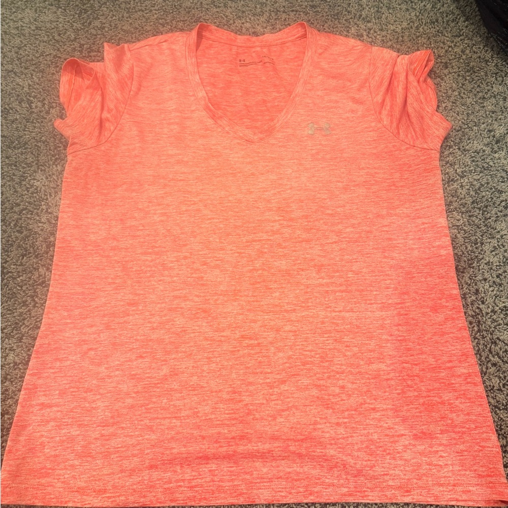 LG Women’s Coral Heather Short Sleeve Performance Tee